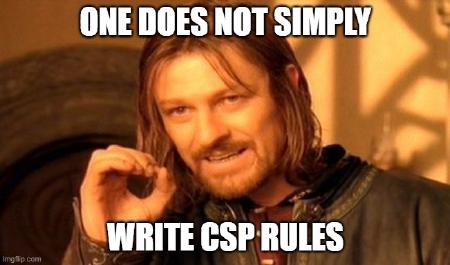 One does not simply